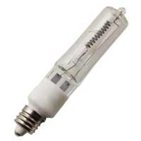 10 Qty. Halco 130V 100W T4 E11 Prism : Q100CL/MC 100w 130v Halogen Clear Lamp Bulb