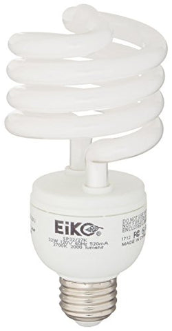 Eiko SP32/27K 32W 120V 2700K Spiral Shaped Halogen Bulbs