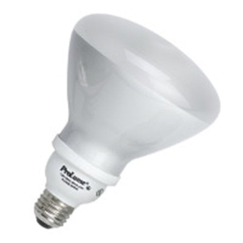 12 Qty. Halco 23W Spiral R40 3000K Med ProLume CFL23/30/R40 23w 120v CFL Soft White Flood Lamp Bulb
