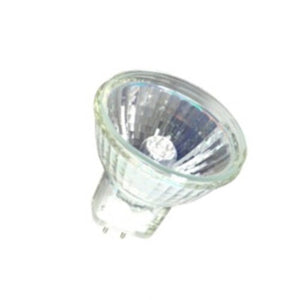 10 Qty. Halco 20W MR11 FL 12V GU4 Prism FTD MR11FTD/L 20w 12v Halogen Flood w/Lens Lamp Bulb