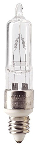 Eiko ETG T-4 E11 Base Halogen Bulb, 120V/150W