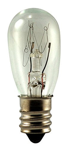 Eiko 6S6/130V 130V 6W S-6 Candelabra Base Lamp Bulb