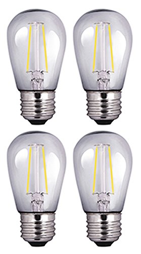 4 Qty. Halco S14CL2ANT/827/LED 81139 S14 2W 2700K Non-DIMMABLE Filament E26 ProLED