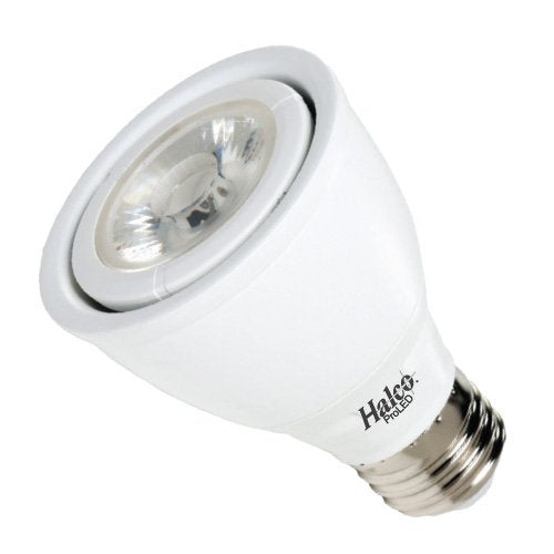Halco Lighting Technologies PAR20NFL7/927/WH/LED 83042 LED PAR20 7W 2700K Dimmable 25 Degree E26 ProLED High CRI